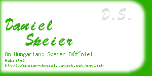 daniel speier business card